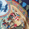 Hermès Carré 90 "CAVALIERS PEULS" Silk handkerchief in Navy Blue Secondhand