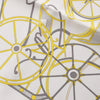 Hermès Carré 90 "COMPLICATION EQUESTR" Silk handkerchief in Gray x Yellow Secondhand
