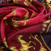 Hermès Carré 90 "COSMOS" Silk handkerchief in Purple Secondhand