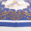 Hermès Carré 90 "Cheval Turc" Silk handkerchief in Blue Secondhand
