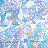 Secondhand Hermès Carré 90 "DUELS ONIRIQUES" Silk handkerchief in Blue