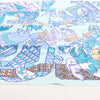 Secondhand Hermès Carré 90 "DUELS ONIRIQUES" Silk handkerchief in Blue