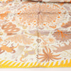Hermès Carré 90 Double Face "le Charme d'Orphee Lured" Silk handkerchief in Yellow Secondhand