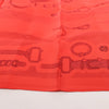 Hermès Carré 90 "ETVDE POVR VNE PARVRE DE GALA" Silk handkerchief in Red Secondhand