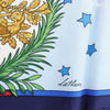 Hermès Carré 90 "Emblemes de L'Europe" Silk handkerchief in Navy Blue Secondhand