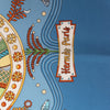 Hermès Carré 90 "Escales Méditerranéennes" Silk handkerchief in Blue Secondhand