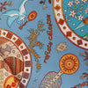 Hermès Carré 90 "Escales Méditerranéennes" Silk handkerchief in Blue Secondhand