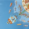 Hermès Carré 90 "Escales Méditerranéennes" Silk handkerchief in Blue Secondhand