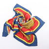 Hermès Carré 90 "GRAND APPARAT" 100% Silk Scarf in Navy x Red Secondhand