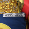 Hermès Carré 90 "GRAND APPARAT" 100% Silk Scarf in Navy x Red Secondhand