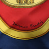 Hermès Carré 90 "GRAND APPARAT" 100% Silk Scarf in Navy x Red Secondhand