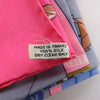 Hermès Carré 90 "GRAND LARGUE" Silk handkerchief in Pink Secondhand