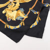 Hermès Carré 90 "HOMMAGE A CHARLES GARNIER" Silk handkerchief in Black Secondhand
