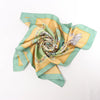 Hermès Carré 90 "IN SALZBURG" Silk handkerchief in Green Secondhand