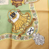 Hermès Carré 90 "IN SALZBURG" Silk handkerchief in Green Secondhand