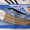 Hermès Carré 90 "Kawaora" Silk handkerchief in Blue Secondhand