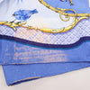 Hermès Carré 90 "LA CLE des CHAMPS" Silk handkerchief in Blue Secondhand