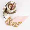 Hermès Carré 90 "LA PROMENADE DE LONGCHAMPS" Silk handkerchief in Pink Secondhand