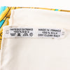Hermes Carré 90 "LE MORS A LA CONETABLE" Silk handkerchief in Yellow Secondhand