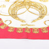 Hermès Carré 90 "LES CAVALIERS D'OR" 100% Silk Scarf in Red Secondhand