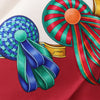 Hermès Carré 90 "LES RUBANS DU CHEVAL" 100% Silk Scarf in Burgundy Secondhand