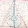 Hermès Carré 90 "La Musique Des Spheres" 100% Silk Scarf in Pink Secondhand