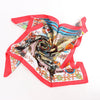 Hermès Carré 90 "Les Cheyennes" Silk handkerchief in Red Secondhand