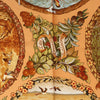 Secondhand Hermès Carré 90 "Les Quatre Saisons" Silk handkerchief in Brown