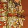 Secondhand Hermès Carré 90 "Les Quatre Saisons" Silk handkerchief in Brown