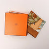 Secondhand Hermès Carré 90 "Les Quatre Saisons" Silk handkerchief in Brown
