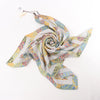 Hermès Carré 90 "MARBLE EX-LIBRIS" Cashmere & Silk handkerchief in Multicolor Secondhand