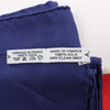 Hermès Carré 90 "MORS&FILETS" Silk handkerchief in Red x Navy Blue Secondhand