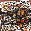 Secondhand Hermès Carré 90 "Monsieur et Madame" Silk handkerchief in Brown