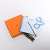 Secondhand Hermès Carré 90 "Nous Sommes Inséparables" Silk handkerchief in Blue