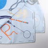 Secondhand Hermès Carré 90 "Nous Sommes Inséparables" Silk handkerchief in Blue