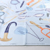 Secondhand Hermès Carré 90 "Nous Sommes Inséparables" Silk handkerchief in Blue