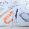 Secondhand Hermès Carré 90 "Nous Sommes Inséparables" Silk handkerchief in Blue