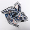 Secondhand Hermès Carré 90 "Objets de Curiosite" Silk handkerchief in Blue x Gray