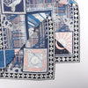 Secondhand Hermès Carré 90 "Objets de Curiosite" Silk handkerchief in Blue x Gray