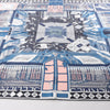 Secondhand Hermès Carré 90 "Objets de Curiosite" Silk handkerchief in Blue x Gray