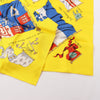 Hermès Carré 90 "PAVOIS" 100% Silk Scarf in Yellow Secondhand