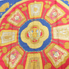 Hermès Carré 90 "Poste et Cavalerie Saber" Silk handkerchief in Red Secondhand