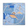 Hermès Carré 90 "Projet De Voiture" Silk handkerchief in Blue Secondhand