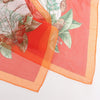 Hermès Carré 90 "Pythagore" Silk handkerchief in Orange Secondhand