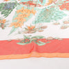 Hermès Carré 90 "Pythagore" Silk handkerchief in Orange Secondhand