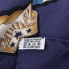 Hermès Carré 90 "RAILING" Silk handkerchief in Navy Blue Secondhand