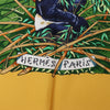 Hermès Carré 90 "SICHUAN " Silk handkerchief in Yellow Secondhand