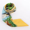 Hermès Carré 90 "SICHUAN " Silk handkerchief in Yellow Secondhand
