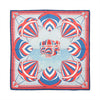 Hermès Carré 90 "SPINNAKERS" Silk handkerchief in Red x Blue Secondhand