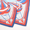Hermès Carré 90 "SPINNAKERS" Silk handkerchief in Red x Blue Secondhand
